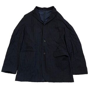 Hugo Boss QUEEN-W Navy Pinstripe Cotton Blend Blazer Jacket Size 102